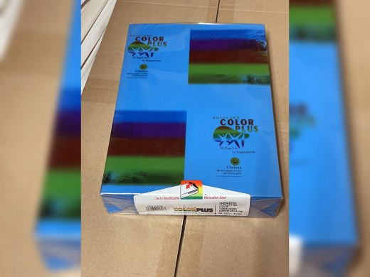 Papel de color A4 de 80 g, paquete de 500 hojas