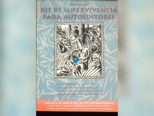 Libro «Kit de supervivencia para autoeditores», David Blatner, con disco