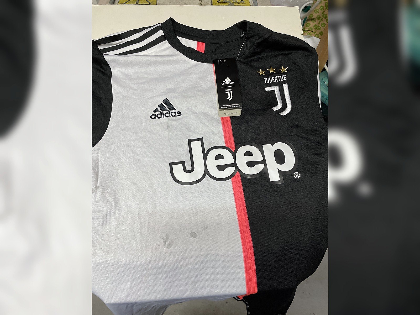 Camiseta oficial Juventus 2019-20 adidas RONALDO 7, talla M, con defectos