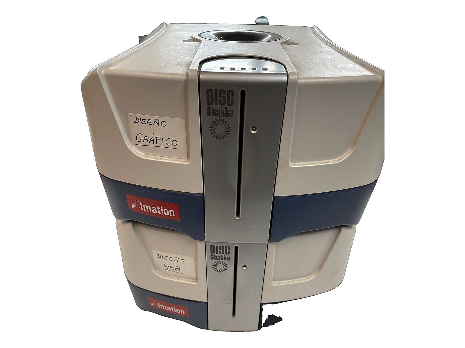 Imation Disc Stakka: dos torres de 100 CD/DVD por USB