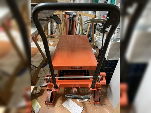 Mesa elevadora hidráulica de tijera Gayner 750 kg